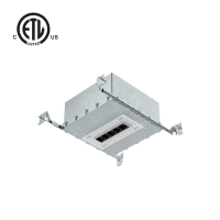 Downlights encastrés linéaires en aluminium avec grille LED SMD anti-éblouissement, certification ETL, pour usage industriel, AC110V