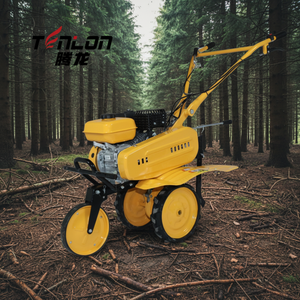 Motoculteur à essence 7HP, largeur réglable, transmission par courroie, léger, haute productivité pour petites exploitations agricoles et jardins domestiques - Product Image 1