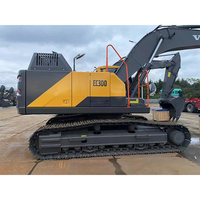 Excavatrice sur chenilles multifonctionnelle Vovo Heavy Mining 30 tonnes Ec300 Ec300e avec godet de 1,4 m³