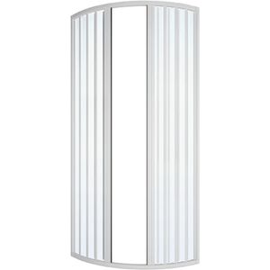 Mampara de Ducha Circular Ilaria Lux de 80 cm con Puerta Plegable Central - Product Image 1