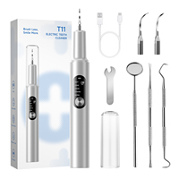 Kit de nettoyage dentaire ultrasonique imperméable, détartreur, nettoyeur de tartre dentaire, détartreur pour l'élimination du tartre, de la plaque dentaire et du calcul, Curvy Moon