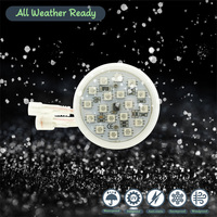 Le fabricant d'origine livre rapidement des LED de fête foraine de carnaval 60Mm automatique 24V E14 éclairage caméléon cabochon RVB