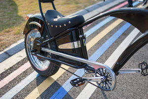 Vélos électriques 2 places suspension complète Chopper <span class=keywords><strong>E</strong></span>-Bike 1000W 48V moyeu arrière 20*4 pouces gros pneu en acier au carbone Direct USA - Product Image 5