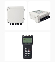 Débitmètre à ultrasons numérique portable portable mural Clip-On externe liquide eau Pipeline chaleur froid mètre OEM pour huile