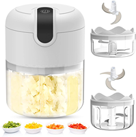 J623 – accessoires de cuisine, broyeur multifonction, hachoir, chargeur Usb, mélangeur électrique de légumes, viande, gingembre, ail