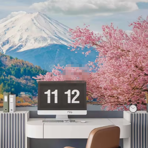 Japan Mount <span class=keywords><strong>Fuji</strong></span> Sakura View 3D Peel and Stick Wallpaper para <span class=keywords><strong>restaurante</strong></span> - Product Image 4