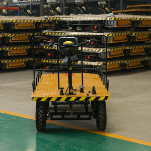 Heavy Duty 4-Wheel Electric <strong>Mover</strong> Steel Platform Flatbed Truck Cart for Home Furniture Transportation Shopping Tools <strong>Storage</strong> - Product Image 6