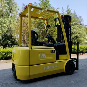 HECHA 3 Wheel Electric <strong>Forklift</strong> 1 Ton 1.5 Ton 2 Ton Lithium Battery Counterbalance <strong>Forklift</strong> - Product Image 3