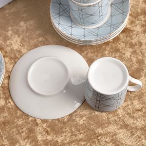 Tazas de Café Concentrado con Líneas Simples, Tazas de Té de Cerámica con Escamas de Pescado, Regalos Empresariales, Tazas de Cerámica - Product Image 2