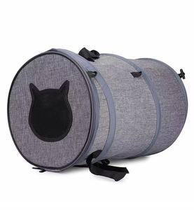 Tas Hewan Peliharaan Oxford Multifungsi Tiga-dalam-Satu, Bernapas, dengan Ritsleting, Tempat Tidur untuk Kucing dan Anjing, Tas Lipat - Product Image 4