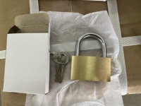 Cadenas en laiton fin de haute qualité 20/25/30/40/50/60MM avec 3 clés en fer KA/KD