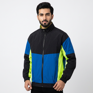 Wholesale Custom Hooded Stand Collar Vintage Canvas <b>Waterproof</b> Windbreaker <b>Jacket</b> for Men with Custom Size & Design - Product Image 1