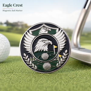 Custom Enamel Magnetic <b>Golf</b> Ball Marker Double-Sided Design for <b>Golf</b> Club Tournament and Pro Shop Supply - Product Image 1