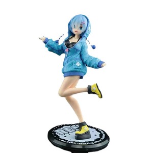 Figurines PVC Anime <span class=keywords><strong>Re</strong></span>:<span class=keywords><strong>Zero</strong></span> Rem & Ram - Ensemble de collection en pose assise avec pyjama, vente en gros, 2 figurines d'anime pour la vente au détail - Product Image 3