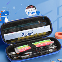 3D EVA kalem kutusu karikatür kalem tutucular büyük su geçirmez kapasiteli depolama kalem kutusu çocuklar için Kawaii fermuar okul çantası