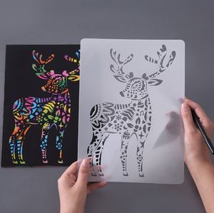 Pochoir de peinture tendance : Règle créative à thème animalier - Product Image 1
