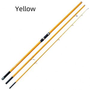 Topline, venta al por mayor, cañas de pescar de Surf de fibra de carbono de 4,2 M, viaje de fundición, 3 secciones, pesca de acción rápida - Product Image 2