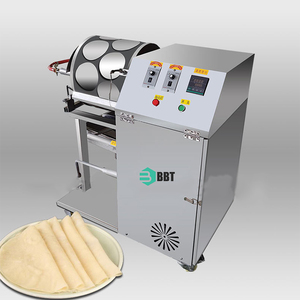 Máquina eléctrica para hacer láminas de Tortilla, máquina para hacer piel Roti, máquina para hacer panqueques de grado alimenticio - Product Image 2
