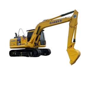 Venta superior Excavadora Komatsu PC130 de segunda mano Motor diésel para todo terreno Buena calidad a precio barato Excavadoras usadas - Product Image 1