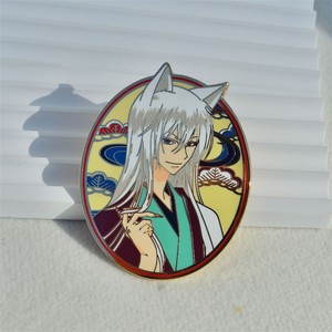 Broche de imitación esmalte de 6CM, pin de anime, insignia, joyería de papelería Kamisama Love Nanami <span class=keywords><strong>Tomoe</strong></span>, artesanía de aleación decorativa - Product Image 3