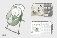 Mastela 6 en 1, chaise à bascule multifonction pour bébé, chaise à bascule et transat avec Brezza et Melody amovibles, pour bébés de 0 à 3 ans