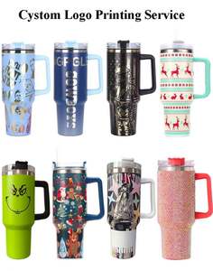 Gobelets imprimés élégants Vibrant isolé et Fashion Forward Drinkware pour toutes les occasions - Product Image 2