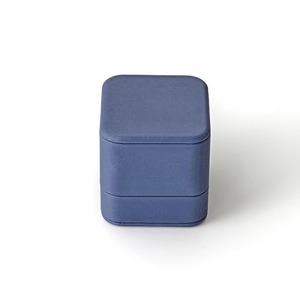 Juego de Cajas de Joyería de Cuero PU de Lujo FANXI - Estuches de Almacenamiento para Anillos, Collares y Pulseras con Forro de Microfibra - Product Image 2