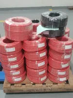 Maßgefertigtes Rot-Schwarzes PVC-Isoliertes Kupfer-Batteriekabel 16-95mm DC für Solar-PV-Wechselrichter Automobil