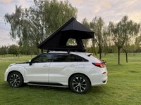 Tente de toit rigide pour voiture, ouverture en 3 secondes, 4x4 tout-terrain, camping, tente de toit à coque, aluminium, 4 personnes