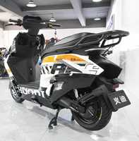 Moto électrique tout-terrain haute performance 3000W 16 pouces 72V 80Km Double ABS TCS Anti-dérapant Lumière ambiante LED Vente directe usine