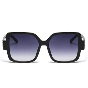 New Trendy Designer Fashion Retro Classic Square Shades Women Oversized <b>Sunglasses</b> 2022 - Product Image 3