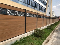 Panneaux de séparation en composite bois-plastique translucide découpés au laser, style Art Déco, étanches, design réglable, garantie 10 ans, installation facile
