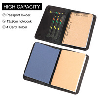 Housse de protection pour passeport en cuir véritable avec logo personnalisé, unisexe, anti-RFID, anti-vol, de haute qualité, portefeuille de voyage en polyester