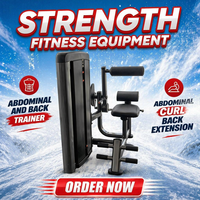 Machine de musculation professionnelle en acier Q235 à charges guidées pour l'entraînement ergonomique des dorsaux