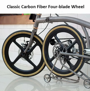 Frein monté à plat de vélo <span class=keywords><strong>pliant</strong></span> en titane, vente en gros, vélo entier - Product Image 5