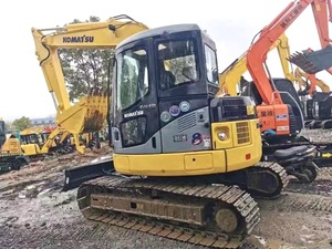 Mini-excavatrice Komatsu PC78 d'occasion |   Excavatrice hydraulique d'occasion de 8 tonnes avec moteur Cummins, pompe Kawasaki, moteur hydraulique et marteau hydraulique - Product Image 3