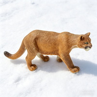 Figurine d'animal panthère, modèle réaliste de faune sauvage avec texture fine, ornement de bureau en résine