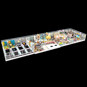 Ensemble d'équipements de jeux intérieurs avec aire de jeux souple et panier de basket pour centres commerciaux, écoles et maisons - Robuste et personnalisable - Product Image 1