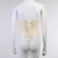 S-SHAPER femmes coupe ouverte Bustier sous le buste Corset à lacets désossé taille Corset haut acier os ferme contrôle taille Cincher formateur