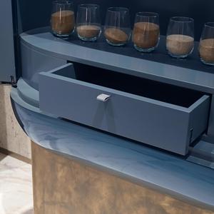 High End Modern Italian Stainless Steel Wine Kitchen Cabinets Luxury <b>Storage</b> 3 Drawers Home Living Room Vis-bg2502 Buffet - Product Image 3