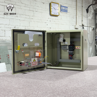 Boîte de distribution industrielle étanche personnalisée, boîtier en aluminium à bouton-poussoir, 300x200x120, boîte à interrupteurs électroniques