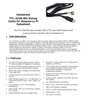 Cable adaptador USB a 3,3 V, USB a TTL Serial UART Cable TX RX Signal 3 Pin 3v3 Nivel Señal 2,54mm Dupont