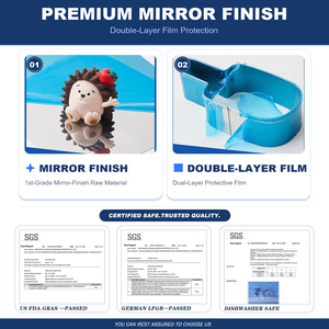 Set di 3 Tagliabiscotti a Forma di Omino di Pan di Zenzero, Stampi Personalizzati in Acciaio Inox <span class=keywords><strong>per</strong></span> <span class=keywords><strong>Biscotti</strong></span> <span class=keywords><strong>Natalizi</strong></span>, Accessori <span class=keywords><strong>per</strong></span> Pasticceria - Product Image 5