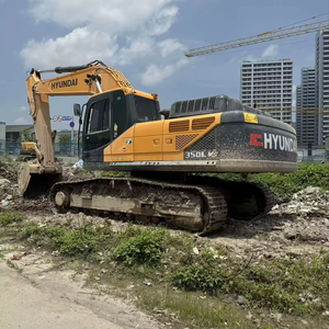 Pelle d'occasion bon marché pelleteuse Hyundai 350L 350LVS 350LC sur chenilles d'occasion 35 tonnes pelleteuse d'occasion Hyundai - Product Image 3