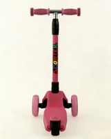 Trottinette à trois roues pour enfants, pliable, avec roues en PU, planche à roulettes, trottinette pour enfants