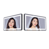 Offre Spéciale Make Up Avec 60 LED LUMIÈRES Vue Miroir Soleil-ombrage Cosmétique Rechargeable Miroir De Voiture Visor Vanity Miroir