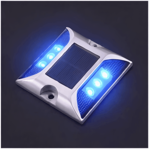 Borne solaire LED automatique <span class=keywords><strong>de</strong></span> guidage pour parking, avec boîtier en métal moulé sous pression, indice <span class=keywords><strong>de</strong></span> protection IP68, allumage automatique du crépuscule à l'aube - Product Image 3