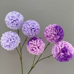 ดอกไฮเดรนเยียประดิษฐ์ 3 หัว ยี่ห้อ Pingping รุ่นลัคกี้บอล สีครีม สำหรับตกแต่งงานแต่งงาน ตกแต่งบ้าน และใช้เป็นพร็อพถ่ายภาพ - Product Image 2