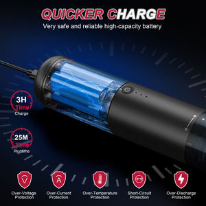 Aspirateur de voiture sans fil haute puissance, souffleur de poussière électrique USB sans fil, portable, pour clavier d'ordinateur, alimentation par batterie - Product Image 4