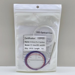 Custom Split Ratio Available 1x2 Mini FBT <b>Splitter</b> 20:80 Ratio, Micro Round Tube, Single Mode, for FTTH/PON - Product Image 2